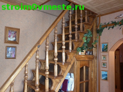 лестница из дерева