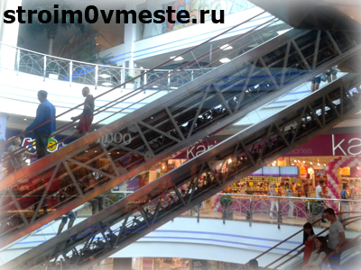 экскалатор в торговом центре