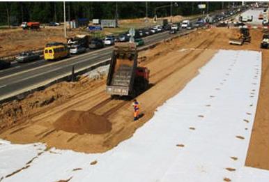 при строительстве дороги применяют геотекстиль дорнит